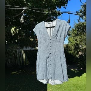 Abercrombie Button-Down Dolman Sleeve Mini Dress